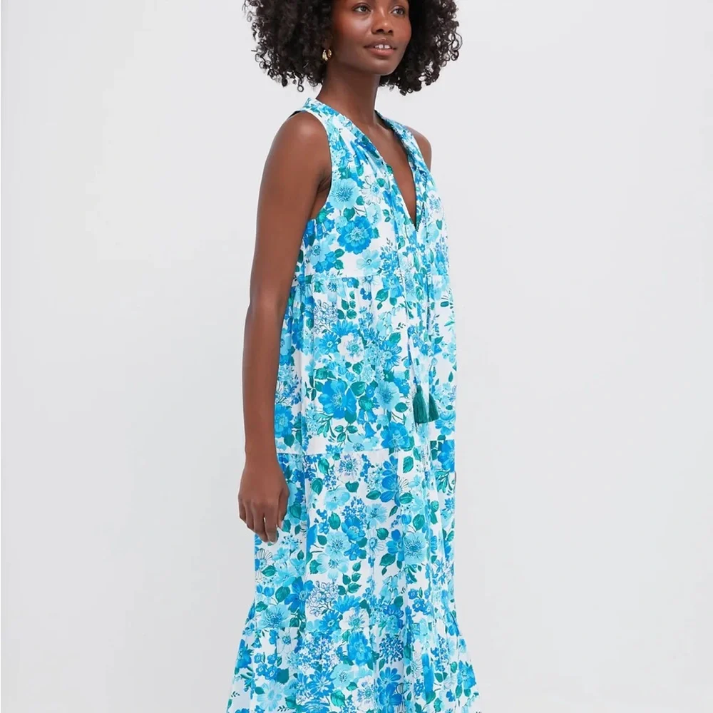 Tuckernuck Blooming Garden Salty Paloma Caftan - Picture 4 of 11